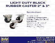 Light Duty Black Rubber Caster - 2" And 3", Nare Tools Inc, Sonic -- Everything Else -- Metro Manila, Philippines