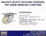 Heavy Duty Nylon Swivel With Side Brake Caster - 4", 5", 6", 8", Nare Tools Inc, Sonic -- Everything Else -- Metro Manila, Philippines