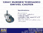 Gray Rubber Threaded Swivel Caster - 2",3",4",5", Nare Tools Inc, Sonic -- Everything Else -- Metro Manila, Philippines