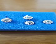 Ring earrings  pendant JEWELRY set in 14K white Gold featuring rare BLUE DIAMOND diamonds 149k PESOS -- Everything Else -- Metro Manila, Philippines