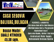 69sqm. Single Attached End Unit in Casa Segovia Baliuag Bulacan -- House & Lot -- Bulacan City, Philippines
