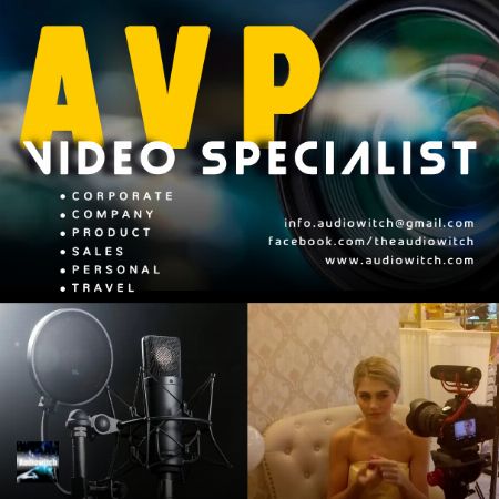 AVP, video productions, viso editing, audio editing, multimedia productions, jingles, sound design. voice over, video ads -- Import & Export -- Metro Manila, Philippines