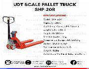 UDT SCALE PALLET TRUCK SHP-20R -- Home Tools & Accessories -- Metro Manila, Philippines