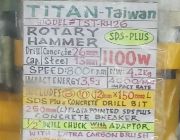 TST-RH26 TITAN TAIWAN ROTARY HAMMER  7500 PESOS -- Everything Else -- Metro Manila, Philippines