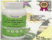 Vitacost Decaffeinated Green Tea Extract  725 mg - 100 Capsules -- Nutrition & Food Supplement -- Muntinlupa, Philippines