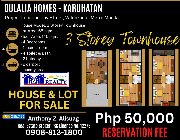 50K Reservation 3 Storey Townhouse in Dulalia Homes Valenzuela City -- House & Lot -- Metro Manila, Philippines