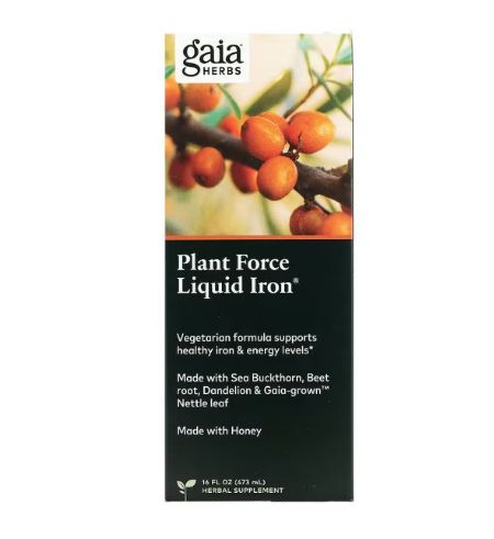 Gaia Herbs, Plant Force Liquid Iron, 16 fl oz (473 ml) -- Nutrition & Food Supplement Metro Manila, Philippines