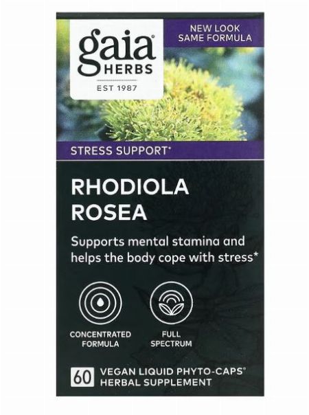 Gaia Herbs, Rhodiola Rosea, 60 Vegan Liquid Phyto-Caps -- Nutrition & Food Supplement Metro Manila, Philippines