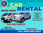 CAR RENTAL -- Vehicle Rentals -- Taguig, Philippines