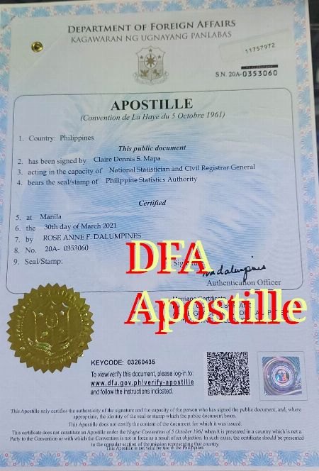 Apostille Red Ribbon Authentication Other Services Metro Manila 