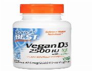 Doctor's Best, Vegan D3 with Vitashine D3, 2,500 IU, 60 Veggie Caps -- Nutrition & Food Supplement -- Muntinlupa, Philippines