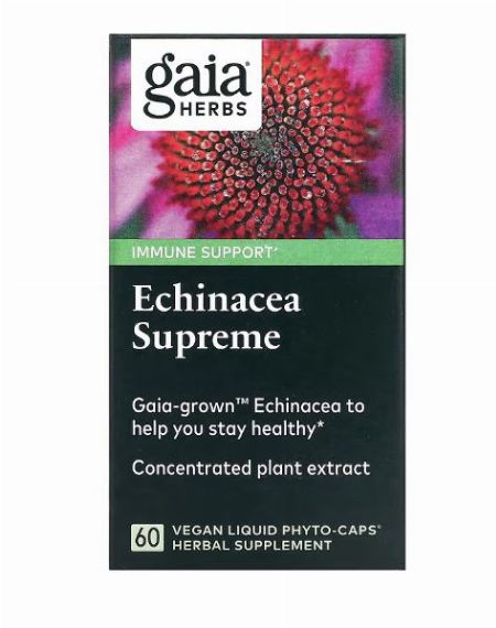 Gaia Herbs, Echinacea Supreme, 60 Vegan Liquid Phyto-Caps -- Nutrition & Food Supplement Metro Manila, Philippines