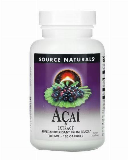 Source Naturals, Acai Extract, 500 mg, 120 Capsules -- Nutrition & Food Supplement Metro Manila, Philippines