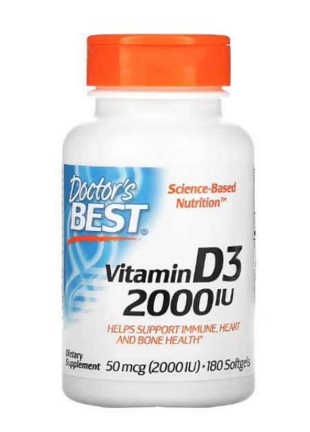 Doctors Best, Best Vitamin D3, 2000 IU, 180 Softgels -- Nutrition & Food Supplement Metro Manila, Philippines