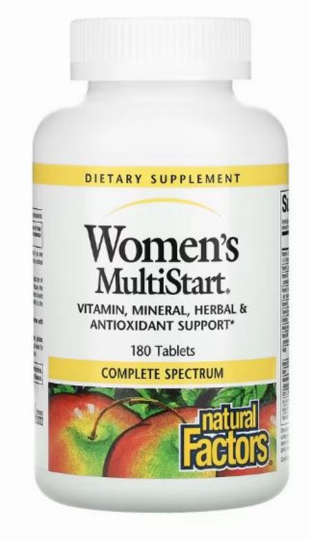 Natural Factors, Womens MultiStart, 180 Tablets -- Nutrition & Food Supplement Metro Manila, Philippines