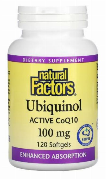 Natural Factors, Ubiquinol, Active CoQ10, 100 mg, 120 Softgels -- Nutrition & Food Supplement Metro Manila, Philippines