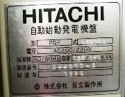 Hitachi, Generator, Set,150kva, 220V, Hino, Engine from Japan -- Everything Else -- Valenzuela, Philippines
