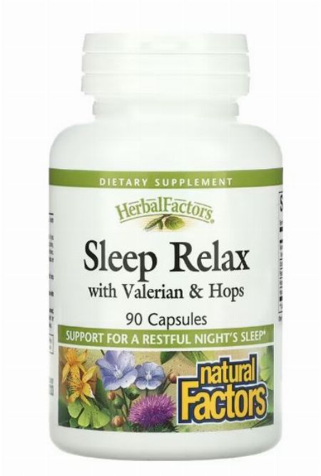 Natural Factors, Sleep Relax, with Valerian & Hops, 90 Capsules -- Nutrition & Food Supplement Metro Manila, Philippines