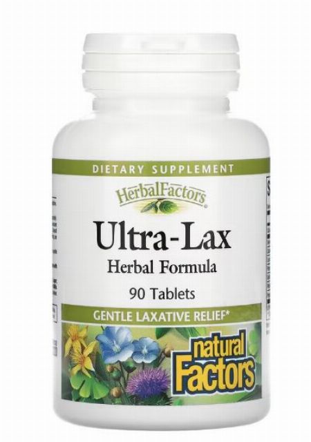 Natural Factors, Ultra-Lax, Herbal Formula, 90 Tablets -- Nutrition & Food Supplement Metro Manila, Philippines