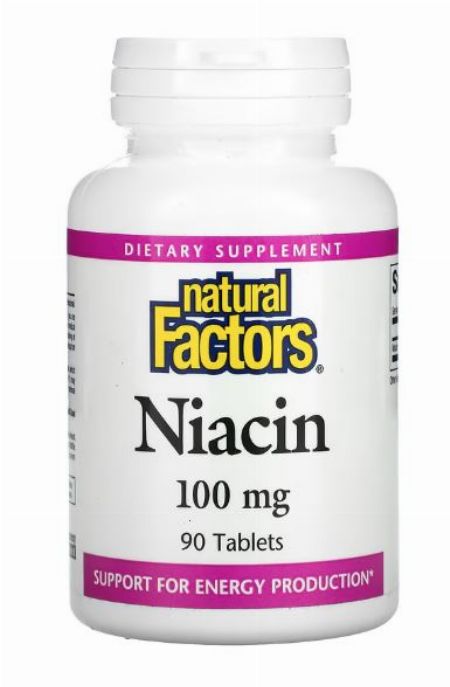 Natural Factors, Niacin, 100 mg, 90 Tablets -- Nutrition & Food Supplement Metro Manila, Philippines