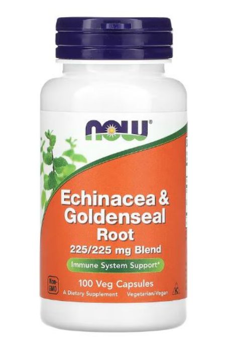 NOW Foods, Echinacea & Goldenseal Root, 225 mg, 100 Veg Capsules -- Nutrition & Food Supplement Metro Manila, Philippines