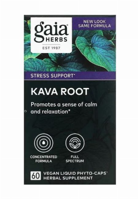 Gaia Herbs, Kava Kava Root, 60 Vegetarian Liquid Phyto-Caps -- Nutrition & Food Supplement Metro Manila, Philippines