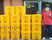 Medical Waste Bin Yellow color with foot pedal 30L -- Everything Else -- Cavite City, Philippines