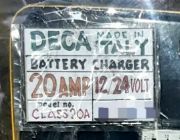 DECA ITALY BATTERY CHARGER 20amperes 12 / 24 volts -- Everything Else -- Metro Manila, Philippines