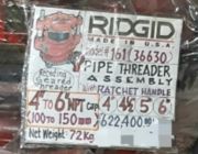 Ridgid 36630 161 National Pipe Taper THREADER RECEDING GEARED Philippines -- Everything Else -- Metro Manila, Philippines