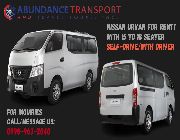 CALL OR MESSAGE 09989632040 -- Vehicle Rentals -- Taguig, Philippines