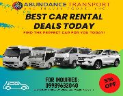 CAR RENTAL -- Vehicle Rentals -- Taguig, Philippines