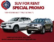 CAR RENTAL -- Vehicle Rentals -- Taguig, Philippines