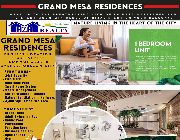 1 BEDROOM GRAND MESA RESIDENCES CONDOMINIUM QUEZON CITY -- House & Lot -- Quezon City, Philippines