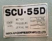 Iwata, Single, Screw, Compressor,SCU-55D, 7.5hp, 220V,  from Japan -- Everything Else -- Valenzuela, Philippines