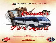 RENTAL CAR! -- Vehicle Rentals -- Metro Manila, Philippines