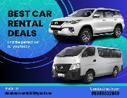 RENTAL CAR! -- Vehicle Rentals -- Metro Manila, Philippines