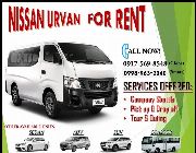 CAR RENTAL SERVICES -- Vehicle Rentals -- Metro Manila, Philippines