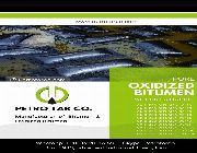 OXIDIZED BITUMEN, BLOWN BITUMEN, BLOWN ASPHALT, OXIDIZED ASPHALT, WATERPROOFING BITUMEN, COATING ASPHALT, HARD BITUMEN, BITUMEN 115/15, ASPHALT 115/15, OXIDIZED BITUMEN PHILIPPINE, BITUMEN PHILIPPINE, ASPHALT PHILIPPINE, BITUMINOUS WATERPROOFING -- Manufacturing -- Manila, Philippines