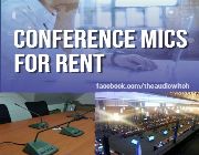 simultaneous interpretation equipment, remote interpretation translation system, lights and sound for rent, conference microphones for rent, sound system rentals, seminar equipment -- Other Services -- Metro Manila, Philippines