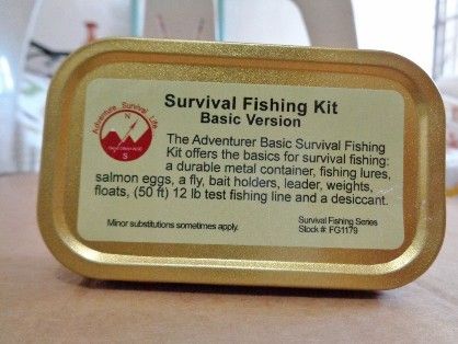 15-Pc. Emergency Survival Fishing Kit