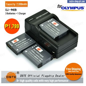 dste battery, li 90b battery, li 90b charger, li90b battery, -- Camera Battery -- Metro Manila, Philippines