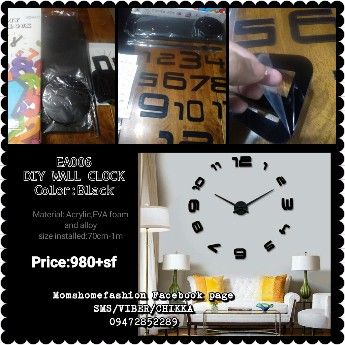 diy big wall clock, -- Home Tools & Accessories -- Metro Manila, Philippines