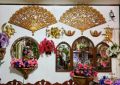 antique round mirror with brass frame, antique round mirror with brass frame wall decor set, mirror wall, wall decor set, -- All Home & Garden -- Metro Manila, Philippines