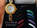 gucci classic chain watch box set with 12 interchangeable bezels, -- Watches -- Rizal, Philippines