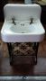 antique, rectangular, bathroom sink, pearl white enamel porcelain, -- Antiques -- San Juan, Philippines