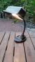 antique reading table lamp cast iron base coil arm, antique table lamp, antique reading lamp, antique cast iron reading table lamp, -- Antiques -- San Juan, Philippines