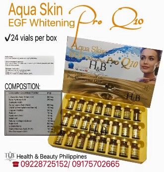 aqua skin egf whitening pro q10, -- All Health and Beauty -- Bulacan City, Philippines