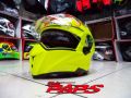 nhk dual visor helmet airborne yellow, -- Helmets & Safety Gears -- Makati, Philippines