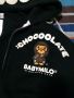 chocoolate baby milo by a bathing ape hoodie size s, -- Clothing -- Quezon City, Philippines