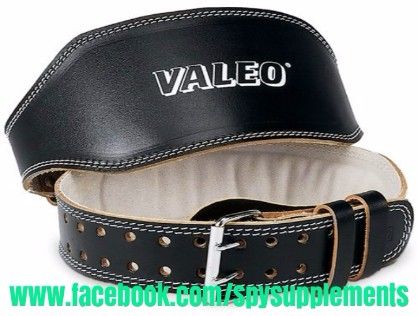 padded leather belt by valeo, lifting belt, weight lifting support, back support belt, -- Exercise and Body Building Agusan del Norte, Philippines